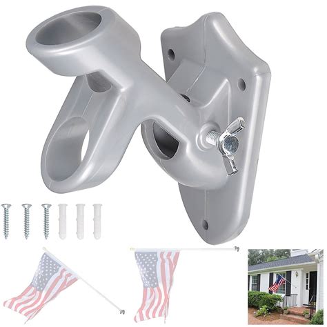 aluminum flagpole bracket mount|flag pole wall mounting bracket.